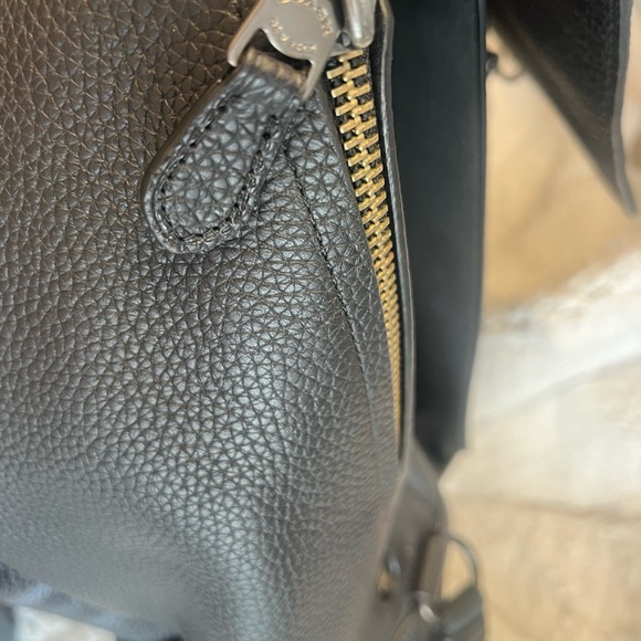 NWT Authentic Coach Bleecker Backpack Pebble black - Picture 11 of 15